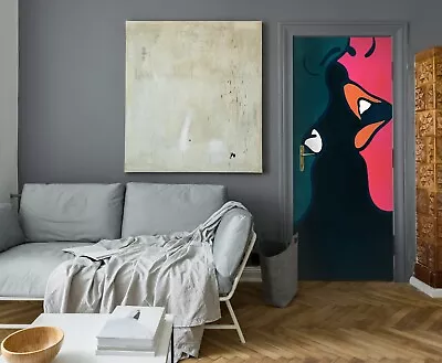 £84.77 • Buy 3D Kiss A1233 Door Wall Mural Photo Wall Sticker Decal Boris Draschoff Sinsin
