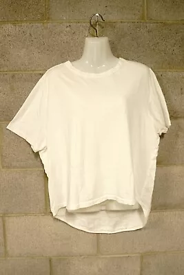 Bassike White Oversized S/s Top/t-shirt…size 1…vgc... • $27