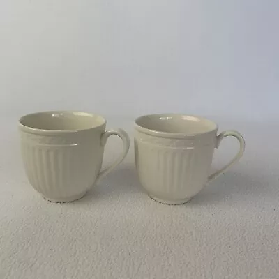 Mikasa Italian Countryside Coffee Mugs Cups 3 1/4” Tall DD900 Set Of 2 Excellent • $14.62