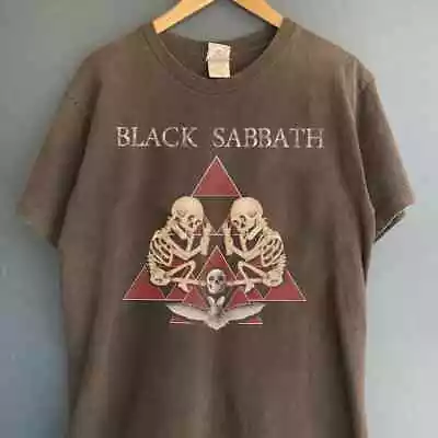 Vintage Black Sabbath Band Music T-Shirt Black Sabbath Graphic  AN31672 • $16.99