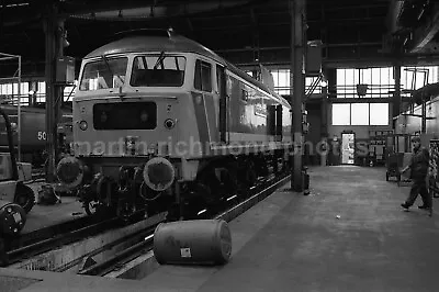 Old Oak Common Shed Class 47 47583 21.1.89 John Vaughan Negative RN148 • £2.99