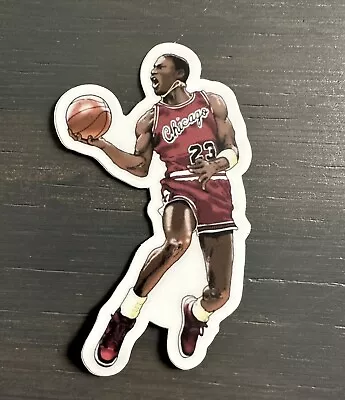 Michael Jordan Vinyl Sticker 23 Old School  Art High Quality NBA • $3.49