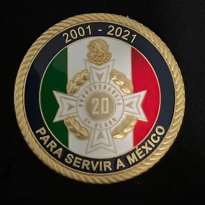 Para Servir A Mexico Challenge Coin • $17