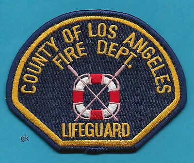 Los Angeles California Fire Dept. Lifeguard Shoulder Patch • $5