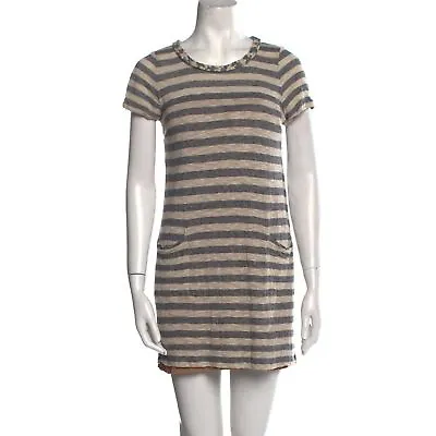 MARC BY MARC JACOBS Striped Mini Dress Short Sleeve Knitted Colorblock M • $30