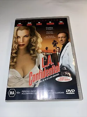 $1.25 • Buy L.A. Confidential (DVD, 2000) Region 4 Kevin Spacey, Russell Crowe