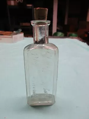 Vintage Embossed Physician & Surgeon ( GOFF ) Howard N.Y. Bottle ~ 4 1/2'' Tall • $3.99