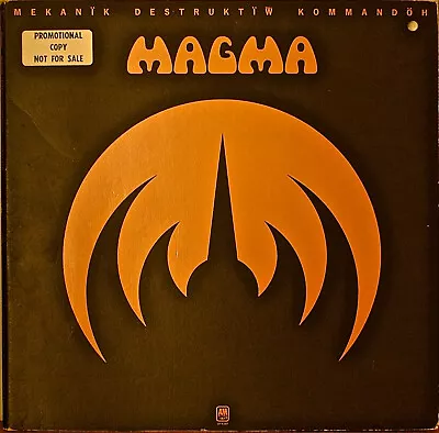 MAGMA: Mekanik Destruktiw Kommandoh-M1973LP PRINTED LABEL PROMO W/INSERT • $76