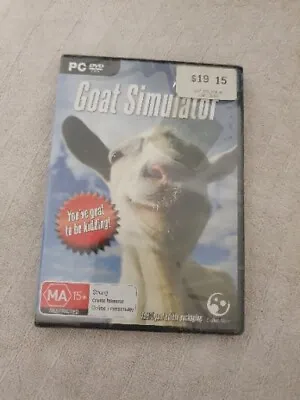 Goat Simulator (PC DVD Rom 2014) PAL Region 4 (Coffee Stain Studios) NEW/SEALED • $20