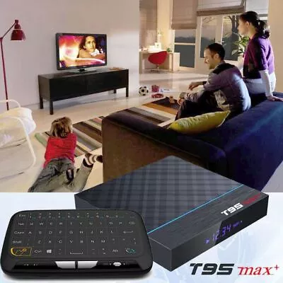 T95 MAX+ Plus 8K HDR 32GB 4GB DDR3 Android 9.0 Bluetooth Dual WiFi TV Media Box • $49.45