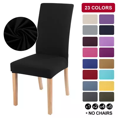 Spandex Wedding Stretch Banquet Chair Cover Party Decor Dining Room Seat Cover • $13.98