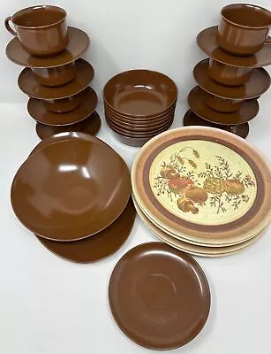 Lexington Deluxe Melmac Dinnerware Used In Box Vintage 36 Piece • $50