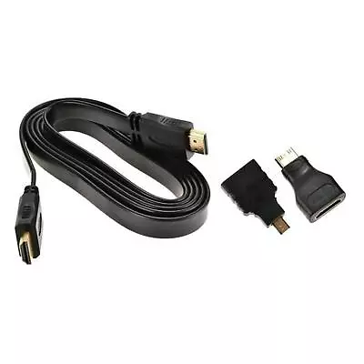 1080P HDMI Cable & HDMI To Mini & Micro Adaptor Set For Android Tablet PC TV A • $12.36
