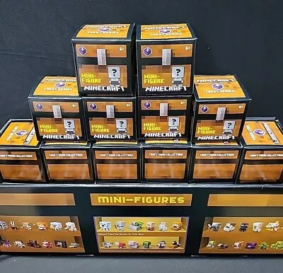 NEW Case Of 24 Mattel Minecraft Chest Series 3 Minifigures **Possible Gold** • $45