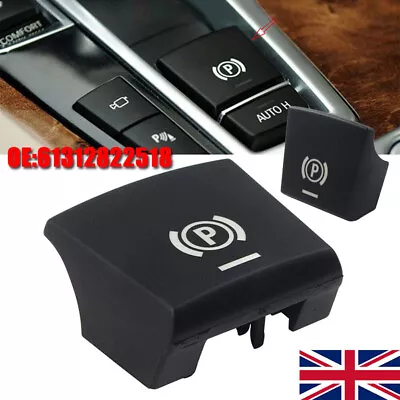 Handbrake Parking Brake P Button Switch Cover For BMW 5 7 F01 F02 F07 F10 F11 UK • £6.17