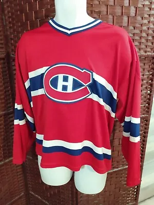 Vintage 90s Gary Leeman Montreal Canadiens Hockey Jersey Men's XL • $16.66