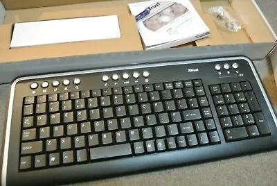 £12 • Buy Vintage TRUST DS-3200 Wireless Keyboard & OPTICAL MOUSE Win XP USB