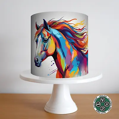 Horse Pony Cake Topper Border Strip Pattern Wrap Birthday Party Decoration Gift • £10.99