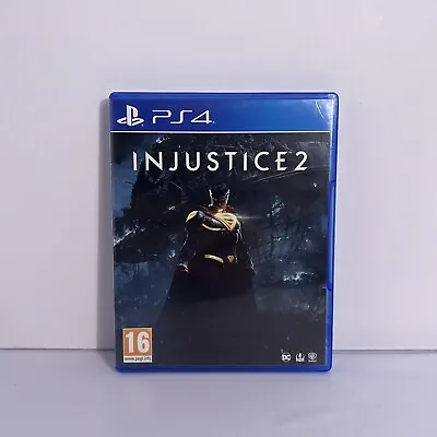 Injustice 2 (Sony PlayStation 4 Ps4) Complete Tested Works - Free Shipping • $19.99