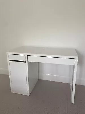 IKEA Micke Desk With Drawers And Shelves White • £28