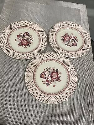 3 Mason's Paynsley Pink 6” Saucer-Made In England- Vintage • $12