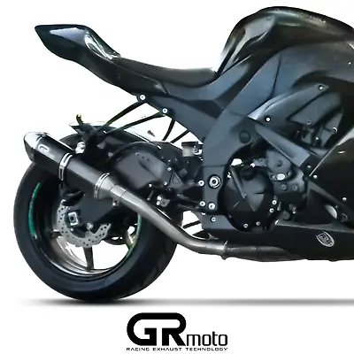 Exhaust For KAWASAKI  ZX10R ZX-10R E8F E9F FAF 2008 - 2010 DC PIPE GRmoto Carbon • £229.99