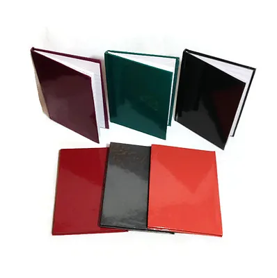 Set Of 2 Hardback Notebook 100 Pages A6 In 6 Colours Picked At Random  • £2.99