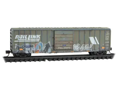 Montana Rail Link 50' Ribside Boxcar Weathered Graffiti MTL #025 45 621 N SCALE • $37.49