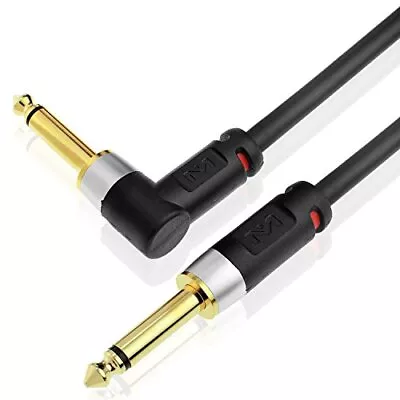 ™ Ultra Series Right Angle Guitar Instrument Cable 6 Feet - 1/4 Inch Right An... • $12.05