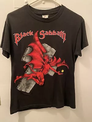 Vintage Black Sabbath T Shirt  1992 Dehumanizer  Tour  100% Cotton Med • $199.99