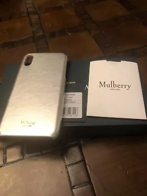 Brand New Mulberry IPhone X/Xs Phone Case  Metallic Nappa  • £30