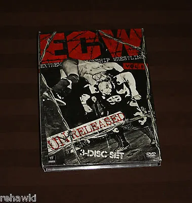 WWE: ECW Unreleased Vol. 1 (DVD 2012 3-Disc Set)  • $16.99