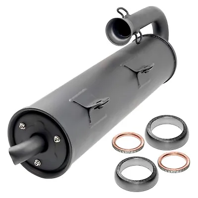 Exhaust Muffler W/Spark Arrester Gasket For Yamaha Rhino 700 YXR700 4X4 2008-13 • $163.85