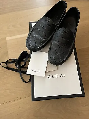 $500 • Buy Gucci Signature Driver Leather Shoes