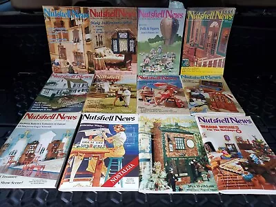 Lot Of 12 - 1991 Nutshell News Miniature Collectors - Complete Set - 12 Issues • $18.74