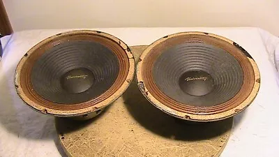 Vintage University Dual 8 Ohm Voice Coil Woofers PAIR 12 Inch  • $250