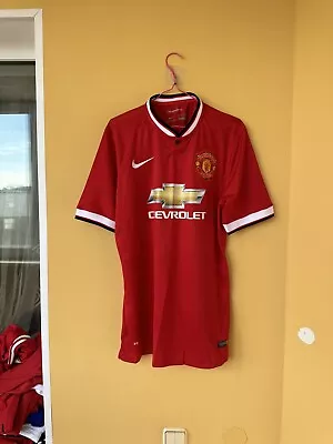 Manchester United Nike Home Shirt Jersey 2014-2015 Player Issue Size XL • $65