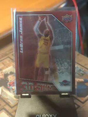 2009-10 Upper Deck 3D Stars LeBron James #3D-LJ Solo Version Sharp Centered 🔥💎 • $1.50