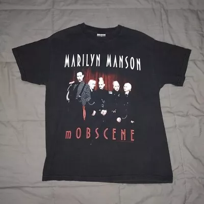 Vintage Y2K 2003 Marilyn Manson Band T Shirt Large • $50