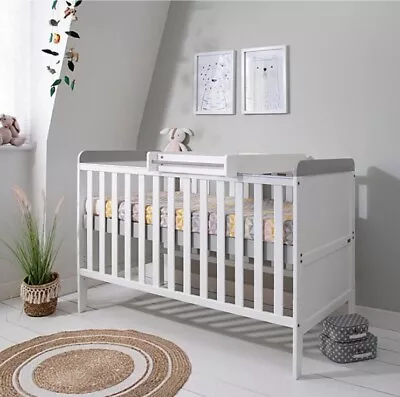 Tutti Bambini Rio Cot Bed With Cot Top Changer With Mattress - White... • £199.99