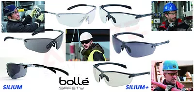 Bolle Safety Glasses Spectacles SILIUM & SILIUM+ Eye Wear UV Protection Eyewear • £16.99