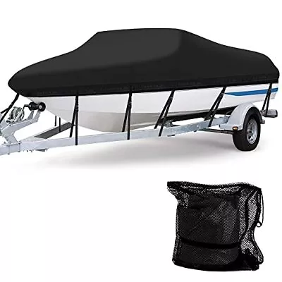 17-19 Ft Waterproof Boat Cover - Heavy Duty 600D Polyester Oxford All Weather... • $126.91