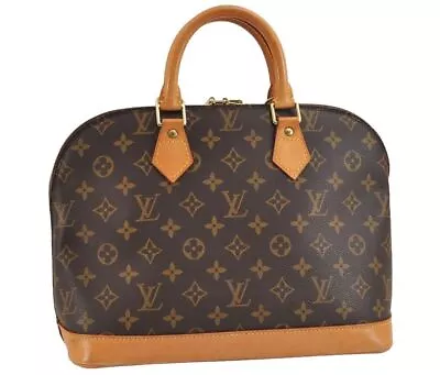 Authentic Louis Vuitton Monogram Alma Hand Bag Purse M51130 LV 1967J • £674.77