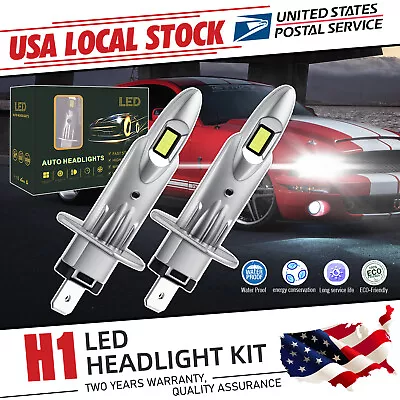 MODIGT H1 LED Headlight Kit 16000LM High Beam Bulb 6000K Lamp White High Power • $15.99