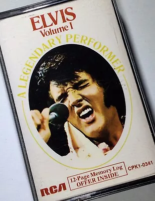ELVIS PRESLEY A Legendary Performer Volume 1 Cassette NEAR MINT • $24