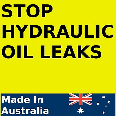 Engine Oil Stop Leak - Excavator  & Tractor Hydraulic Systems -treats 20 Litres  • $193