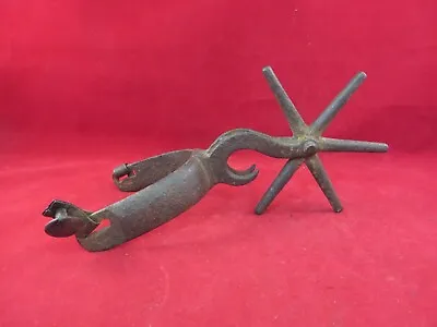$175 • Buy SPANISH COLONIAL SINGLE SPUR LARGE 5  SIX POINT ROWEL, 1750 - 1820  Bas30