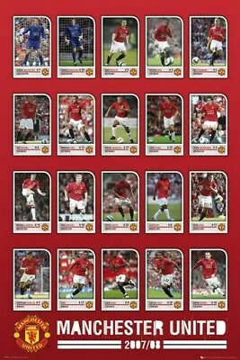 MANCHESTER UNITED POSTER Soccer Football Team Collage • $14.18