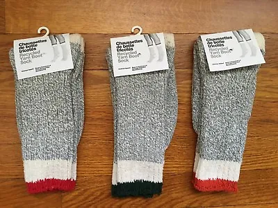 Vtg. American Apparel Recycled Yarn Boot Rag Sock Choice Red Green Rust Top • $8