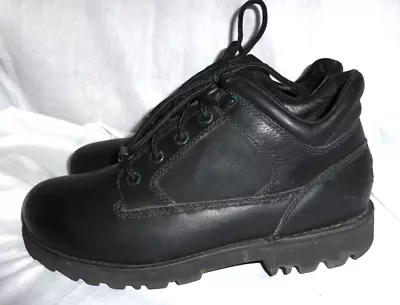 £45 • Buy Rockport Men Black Leather Lace Up Ankle Boot Size Uk 8 Eu 42 Us 8.5 Vgc